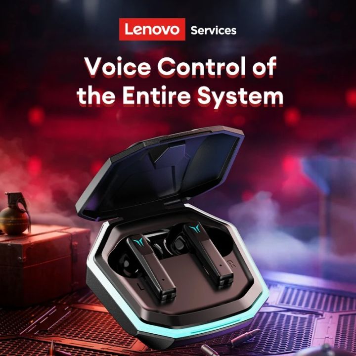 Original Lenovo GT105 Gaming Bluetooth 6.0 Earbuds Adaptive ANC Wireless Earphones Low Latency HiFi stereo Sound TWS ENC Headphones Mic New