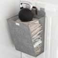 Large Capacity Foldable Hanging Laundry Basket Linen Wall-mounted Dirty Clothes Basket Space-saving Waterproof Bathroom Storage Basket. 