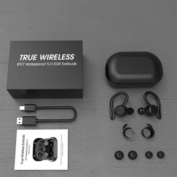 IPX7%20Waterproof%20Wireless%20Headset%20Bluetooth%20Earphone%20Dual%20Wear%20Style%20Sport%20Running%20Stereo%20Headphone%20Long%20Play%20Time%20Mic%20Earbuds%20-%20Image%202