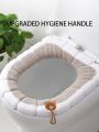 1PC Warm Comfy Toilet Seat Cover Bathroom Toilet Seat Closestool Washable Soft Warmer Mat Cover Pad Cushion Tapa WC Mat F1128. 