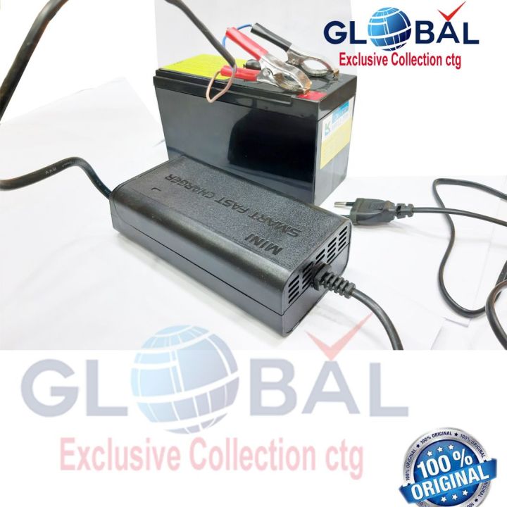 12V 5A Battery Charger,Dc 12V 5A Mini Smart Fast Battery Charger With Cooling Fan Convator