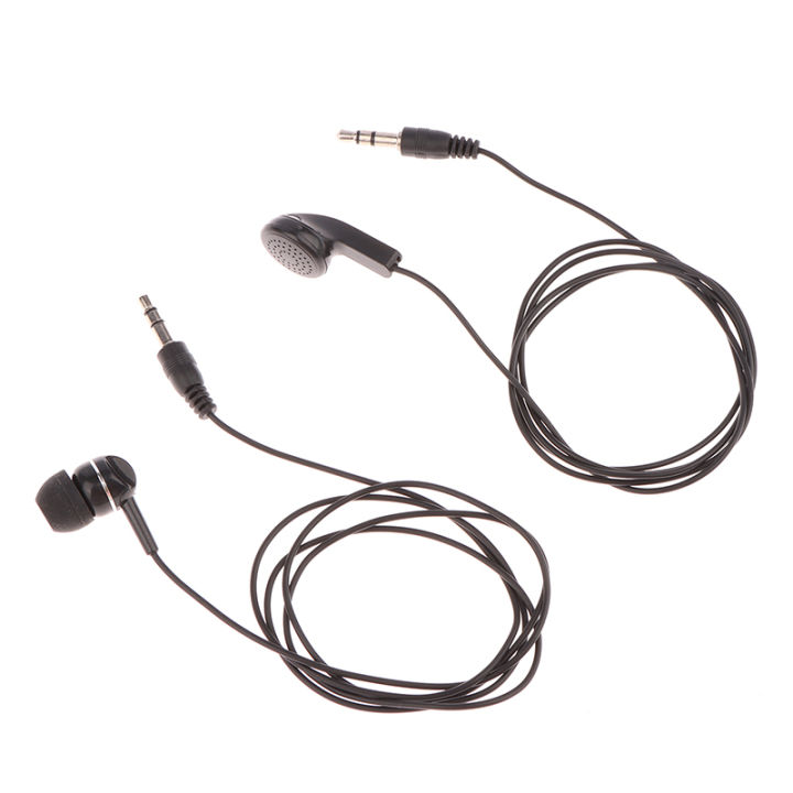 1Pc Earpiece 3.5mm Plug Single Side Headset Headphone Dual Channel Earphone for Laptop PC Headset Fengshi
