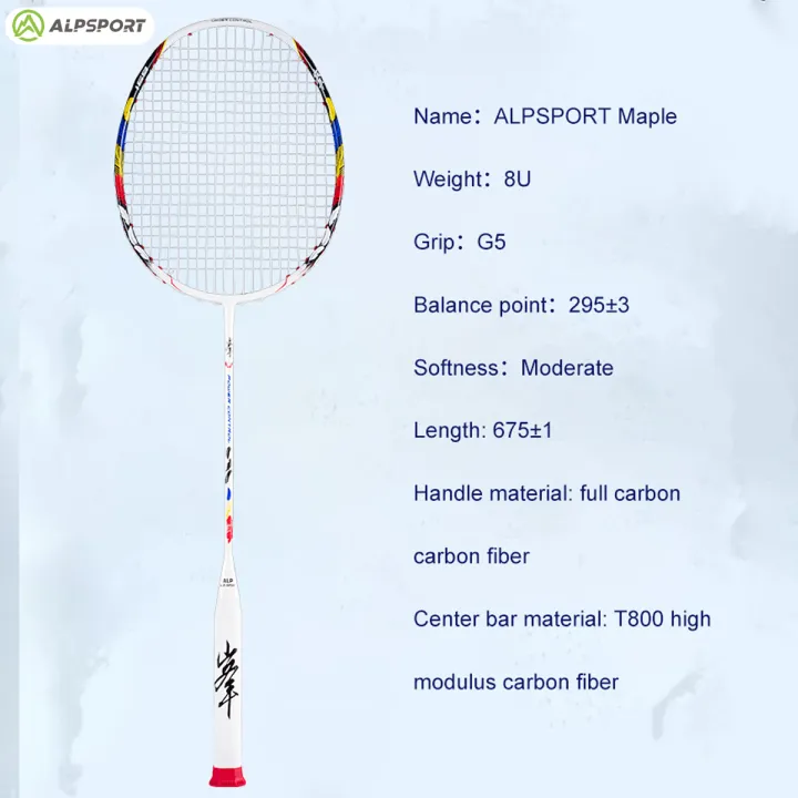 ALP-SPORT%20ALP%20GYF%208U%20(62-65g)%20T700%20Carbon%20Fiber%20Badminton%20Racket%20%7C%20Free%20Stringing%20&%20Overgrip%20%7C%20Pro-Grade%2032lbs%20Tension%20%7C%20-%20Image%205