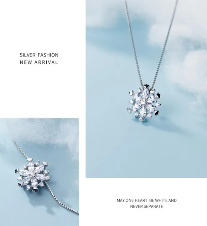 Trendy%20Korean%20Fashionable%20Flower%20Chain%20Choker%20Necklaces%20for%20Girls%20Simple%20Stylish%20-%20Snowflake%20Flower%20Pendant%20Necklace%20for%20Women%20Simple%20New%20Collection%20-%20Image%205