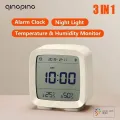 Xiaomi Youpin Qingping 3-in-1 Bluetooth Alarm Clock With Night Light And Temperature Humidity Monitor With Mijia App. 