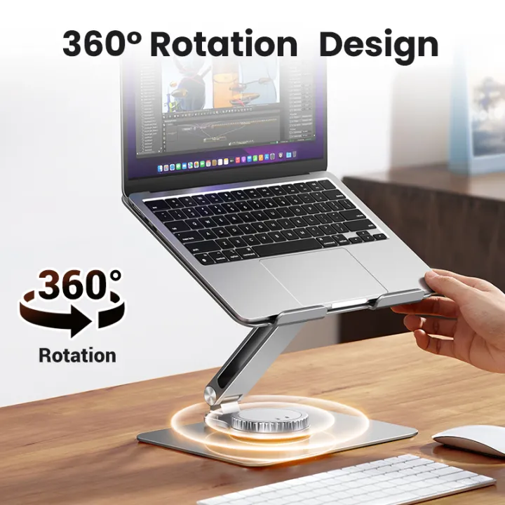 UGREEN%20Laptop%20Stand%20for%20Desk%20Adjustable%20360%20Rotating%20Base%20for%20MacBook%20Pro%20Air%20Stand%20Lenovo%20Ideapad%203%20Dell%20Chromebook%20HP%20Notebook%20up%20to%2017.3%20Inch%20-%20Image%202