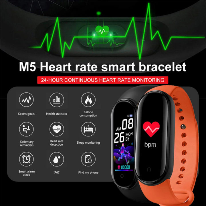 %E3%80%90FUPANG%E3%80%91ph%20M5%20Smart%20Watch%20Waterproof%20Heart%20Rate%20Blood%20Pressure%20Monitor%20Sports%20Band%20For%20Ios%20Android%20-%20Image%203