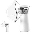 Portable Family Mesh Nebulizer Inhaler Low Noise Mini Silent Steam Humidifier Inhaler with Mask Handheld Asthma Inhaler Atomizer. 