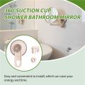 Bath Mirror Cosmetic Mirror 1X/3X Magnification Suction Cup Adjustable Makeup Mirror Double-Sided Bathroom Mirror.