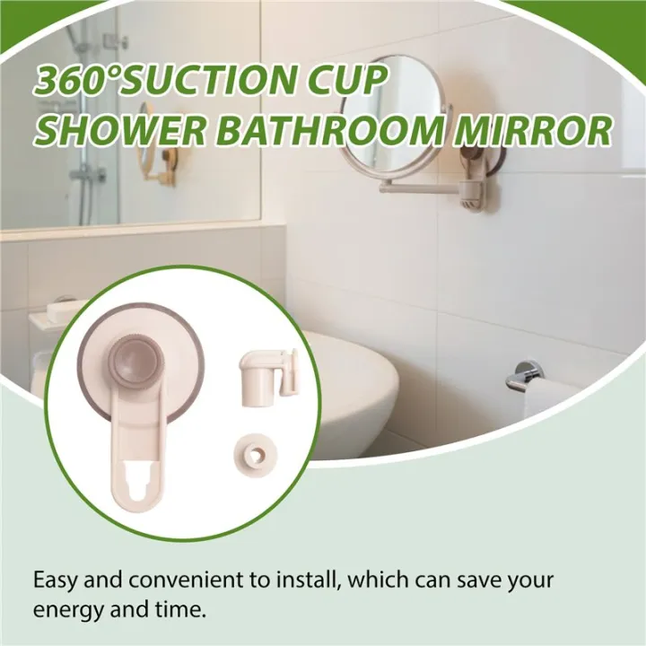 Bath%20Mirror%20Cosmetic%20Mirror%201X/3X%20Magnification%20Suction%20Cup%20Adjustable%20Makeup%20Mirror%20Double-Sided%20Bathroom%20Mirror%20-%20Image%204