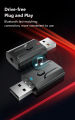 Mini USB Bluetooth 5.0 Transmitter Receiver Stereo Bluetooth USB Adapter 3.5mm AUX For TV PC Headphones Home.