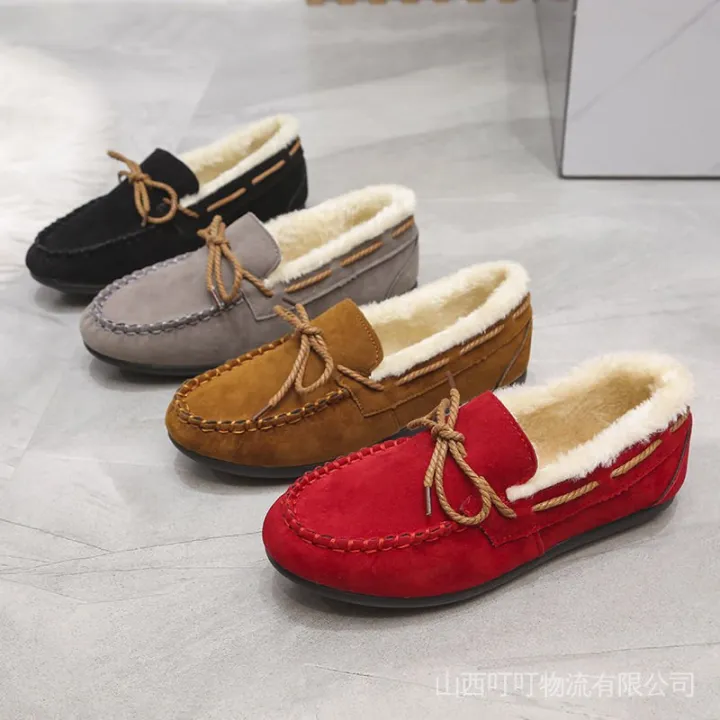 Gommino%20Female%20Winter%20Fleece-lined%202024%20New%20Fur%20Shoes%20Female%20Outdoor%20Non-Slip%20One%20Pedal%20Loafer%20Snow%20Cotton%20Boots%20-%20Image%203