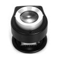 30X Mini Handheld Scale Magnifier Portable 26mm Dual Optical Glass Jeweler Loupe with LED Light UV Illuminated Lamp Scale Cloth Magnifying Tool for Textile Printing Pigeon Eye Coin Antiques. 
