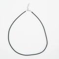 New Black Silk Rope Necklace Satin Snake Cord Chain.