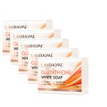 Original Lanthome Glutathione Whitening Soap For Face Skin Brightening Body Reduce Wrinkle Freckle Dark Spot Remover Cleansing.
