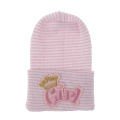 Baby Cartoon Pattern Knit Hat Cartoon Embroidery Labeling Newborn Baby Cap Personalized Embroidered Baby Hat (0-6M).