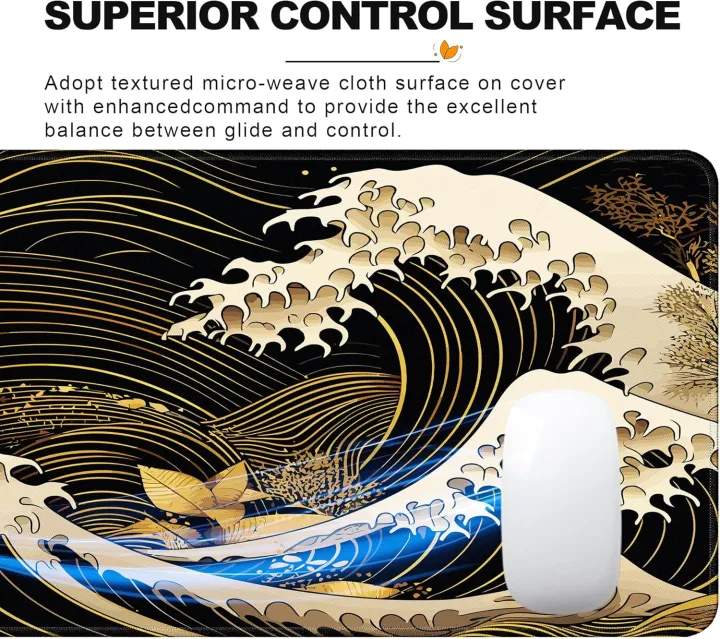Japan%20Sea%20Waves%20Sunset%20Desk%20Mat%20%20Mouse%20Pad%20Extended%20Gaming%20Non-Slip%20Base%20Thick%20Sealed%20Edges%20Office%20Keyboard%20Laptop%20-%20Image%204