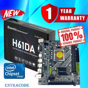 Bornilshop Esonic H61 Intel Chipset Motherboard | DDR3 | 2nd & 3rd Gen | NVMe & HDMI Support | 1 Year Warranty