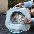 Cat Cats Bag, when Going Out, Travel Bag, Unique Breathable with Shoulder Strap blue. 