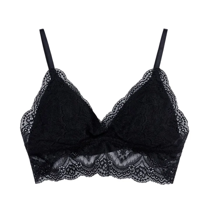 Fimage%20Youzhi%20French%20Style%20Lace%20Triangle%20Cup%20Thin%20Bra%20Silk%20Wireless%20Underwear%20Women's%20Sexy%20Beauty%20Back%20Bra%20-%20Image%206
