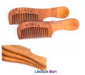 Natural Wooden Detangling Comb For All Type Hair. 