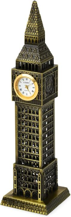 Metal%20World%20Famous%20Landmark%20Building%20Clock%20Gift%20Decoration%20Showpiece%2023cm%20-%20Image%202