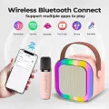 CASIFY K12 Karaoke Machine Portable Bluetooth 5.3 PA Speaker With 1 Wireless Microphones Home Family Singing Children's Gifts. 
