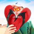 2023 New In Chinelos Summer Slippers Men Men's Flip Flops Shoes Breathable Massage Anti Slip Beach Slippers Sandals Big Size.