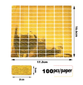 100PCS ONE INCH HOLOGRAM SERIAL NUMBER STICKER.