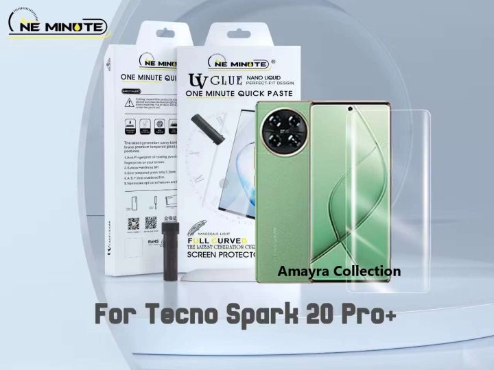 Tecno%20Spark%2020%20Pro+%20/%20Tecno%20Spark%2020%20Pro%20Plus%20(A+%20GRADE)%20Premium%20UV%20Tempered%20Glass%20Screen%20Protector%20Curved%20with%20Liquid%20Glue%20and%20UV%20Light%20-Transparent%20Clear%20-%20Image%202