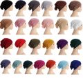 Classic Practical Muslim Hijab Inners Stretchable Jersey Cotton Tube Cap Shawl Bottom Women Headscarf Bonnet 25Colors One Size. 