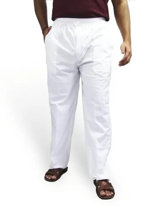 White%20Cotton%20Pajama%20loose%20Cut%20Trouser%20&%20Loose%20fit.%20-%20Image%202