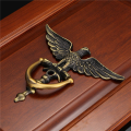 2X Antique Door Knocker Eagle Head Door Knocker for Front Door Home Decor Ring Furniture Handle Hardware Knocker.