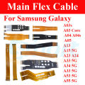 Main Flex For Samsung Galaxy A03s A03 Core A04 A04s A05 A13 A15 5G A23 A24 A33 5G A34 5G A33 5G A53 5G A55 5G Motherboard Main Board Connector  Flex Cable Repair Spare Replacement Parts. 