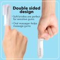 Baby Finger Toothbrush - Silicone Baby Toothbrush with - Toddler Training Toothbrush - Newborn Oral Massager - Easy Oral Hygiene for Kids. 