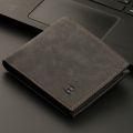 New Fashion Retro Men PU Leather Wallets Small Money Purses Design Dollar Price Top Men Thin Wallet With Coin Bag. 