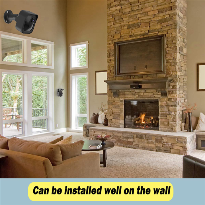 Weatherproof%20Cover%20360%20Degree%20Adjustable%20Camera%20Holder%20ABS+Metal%20Camera%20Wall%20Mount%20Stand%20Camera%20Accessories%20for%203%20Blink%204%20-%20Image%202