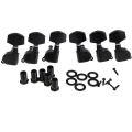 1 Set Black Sealed Electric Tuning Pegs Tuner & 1 Set Guitar Capo Accessories. 