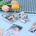 Clear PVC Small Picture Book Mini Photo Album Keychain Photos Key Chain. 