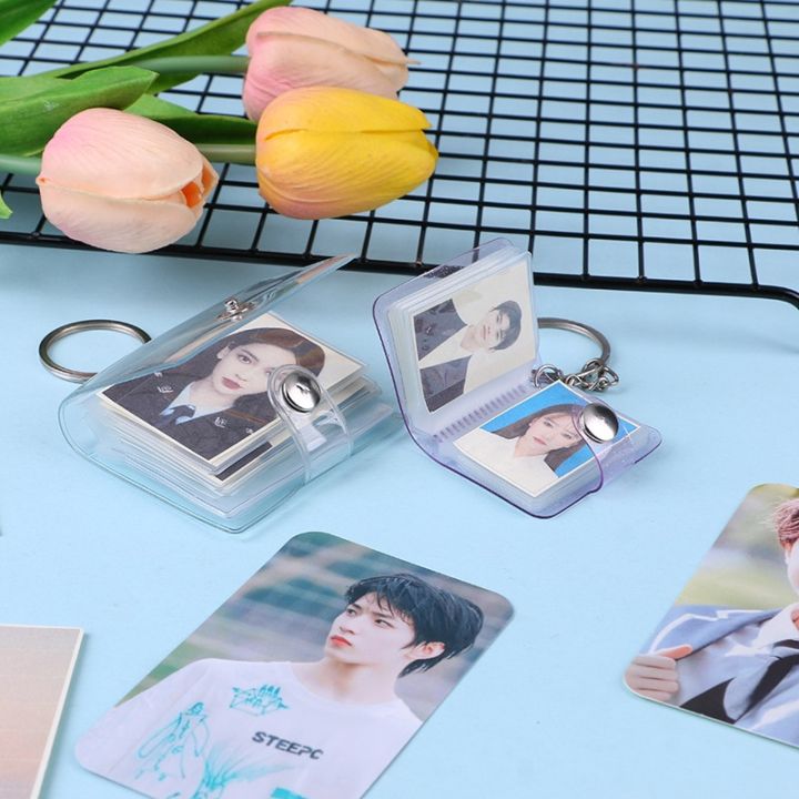Clear%20PVC%20Small%20Picture%20Book%20Mini%20Photo%20Album%20Keychain%20Photos%20Key%20Chain%20-%20Image%203