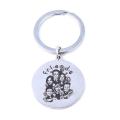 TV Show Friends Monica Rachel Phoebe Joey Ross Chandler Keychain Custom 25th Anniversary Key Chain for Friends Jewelry Gift. 