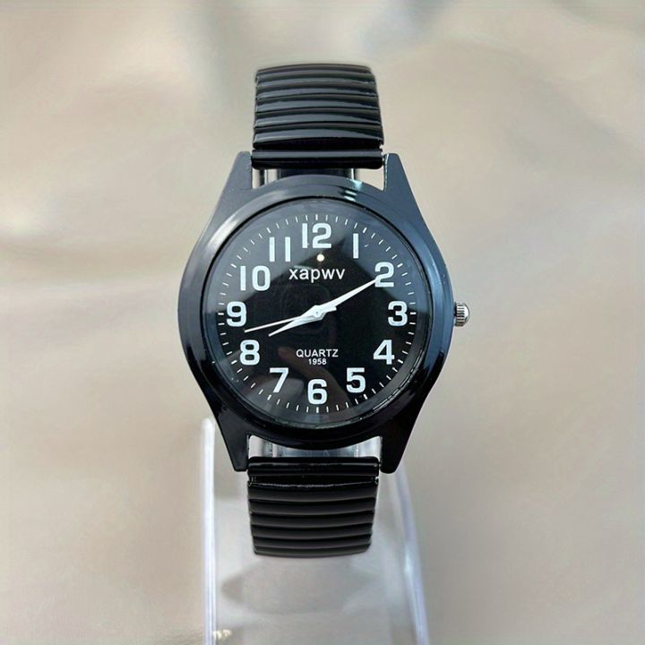 Casual%20Round%20Pointer%20Quartz%20Watch%20Vintage%20Fashion%20Analog%20Elastic%20Band%20Wrist%20Watch%20For%20Women%20Men%20-%20Image%209