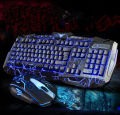 UThink V100 Gaming 3 Color Backlight Keyboard With Mouse. 