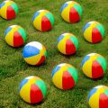 Fun Party Toy Big Inflatable Beach Ball 30cm 40cm Rainbow Beach Ball Six Colours Colourful Inflatable Pool Ball Kids. 