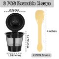 Reusable K Cups for Keurig,Universal Refillable Kcups Coffee Filters for K-Supreme and K-Supreme Plus for Keurig 1.0&2.0. 