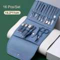 Nail Clippers Set, 16pcs Manicure & Pedicure Tools, Stainless Steel Nail Cutter Kit for men and women, with Leather Bag, Travel Grooming Kit for Facial, Cuticle and Nail Care 283 Ratings1 Answered Questions.
