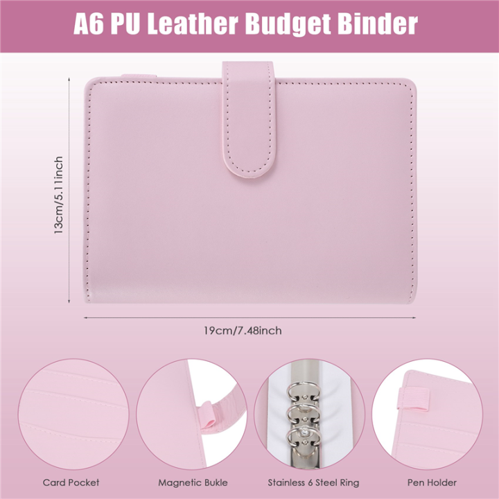 A6%20Budget%20Binder%20with%20Zipper%20Envelopes,%20Budget%20Planner%20Book%20Pink%20-%20Image%204