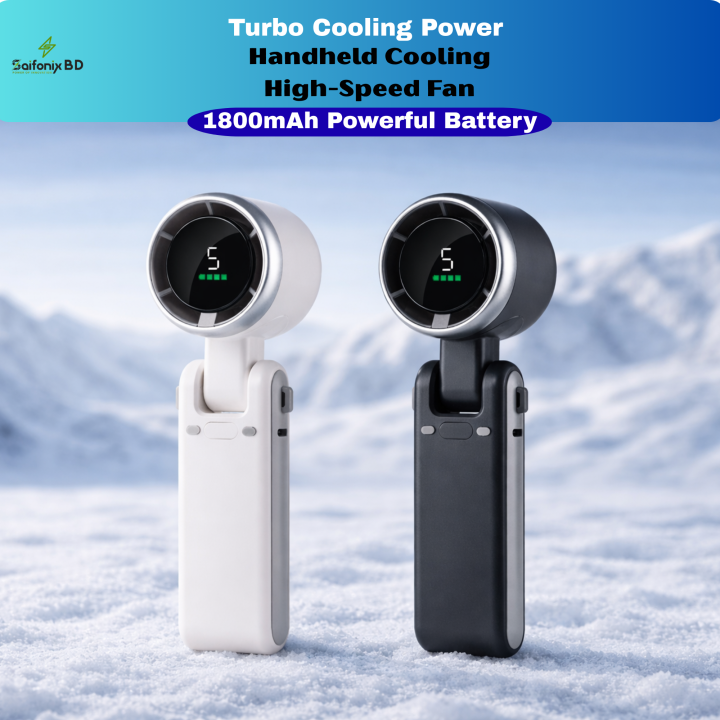 Folding%20High-Speed%20Handheld%20Turbo%20Fan%20Rechargeable%20Portable%20Mini%20Fan%20with%20Digital%20Display%205%20Speed%20Type-C%20Charging%20%7C%20Saifonix%20BD%20-%20Image%202
