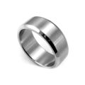Cool Simple Men Ring Black Gold Silver Polishing Finger Ring. 