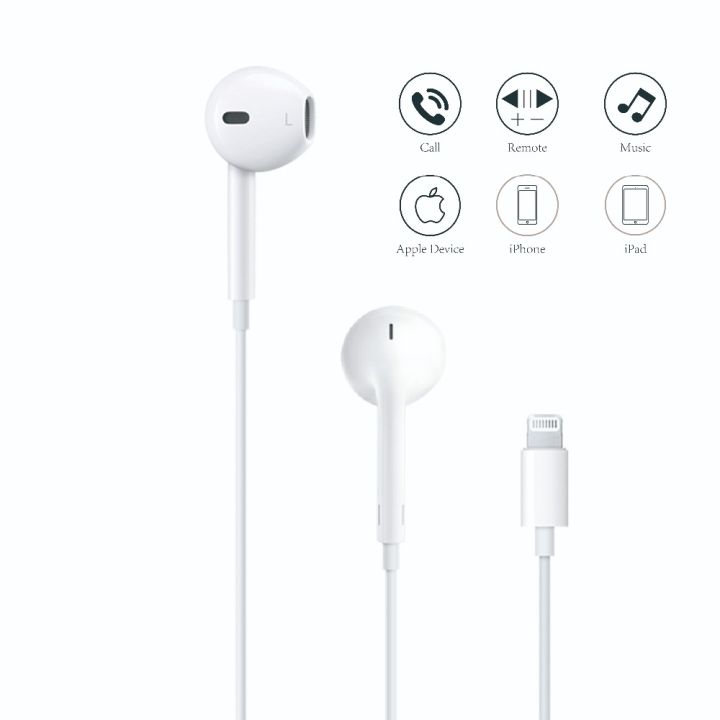 Apple%20Earpods%20With%20Lightning%20Connector%20In%20Ear%20Earphones%20For%20Iphone%2012%20Pro%20Max%20-%20Headphone%20-%20Image%205